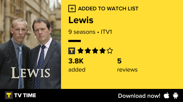 slavvka's tweet photo. I've just started following Lewis https://t.co/JZ03Sfz48M #tvtime https://t.co/BmLvnVXi0a