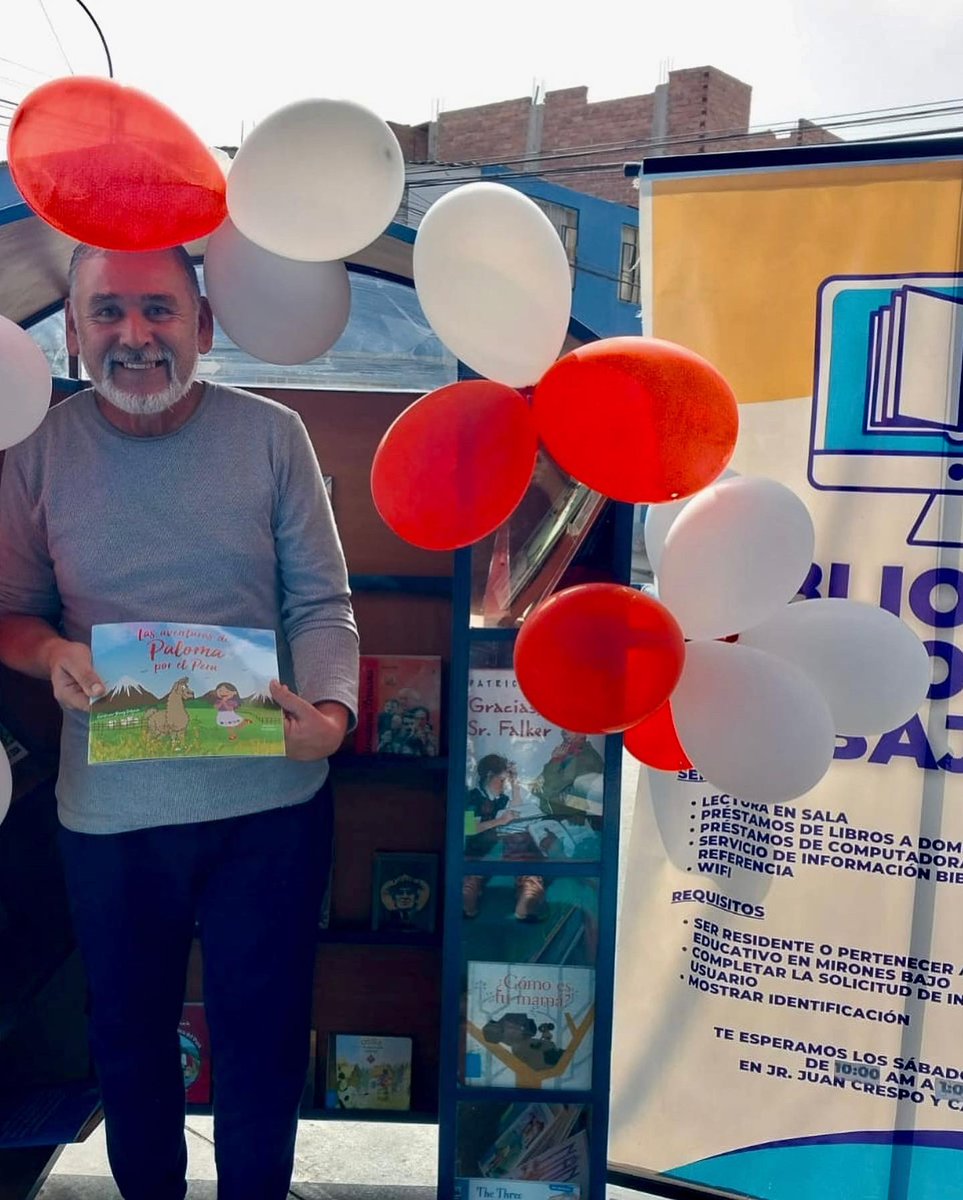 BFAL_org's tweet photo. Gracias @umbrellainit por la donación de libros a nuestra biblioteca!!
Todavía hay tiempo para recoger tu copia del cuento “Las Aventuras de Paloma por el Perú”.

✨Te esperamos✨

#BibliotecaMironesBajo #ComunidadBNP #ComunidadSNB #LimaLee #Bibliotecas https://t.co/AZVhDV0szx