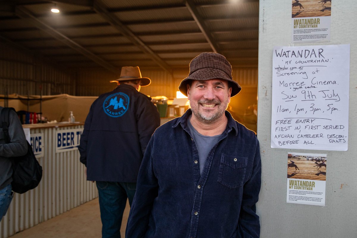 MuzafAli's tweet photo. What a tour!

My dearest friend, brother, @jolyonhoff  with final schedule of @watandarfilm in #Marree, SA. 

100+ screening of the film across #Australia, 40+ Q&amp;As, since May 27. We received fantastic response from audience. https://t.co/6RZSlZM7k7