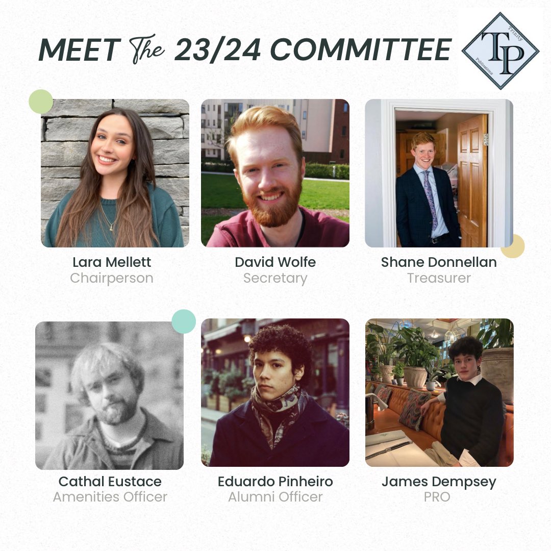 Welcoming our Publications Committee for the 2022/2023 year.

With such a strong and committed team we hope to enjoy and continue with another year of success! 

If anybody has any questions feel free to get in touch via DM.