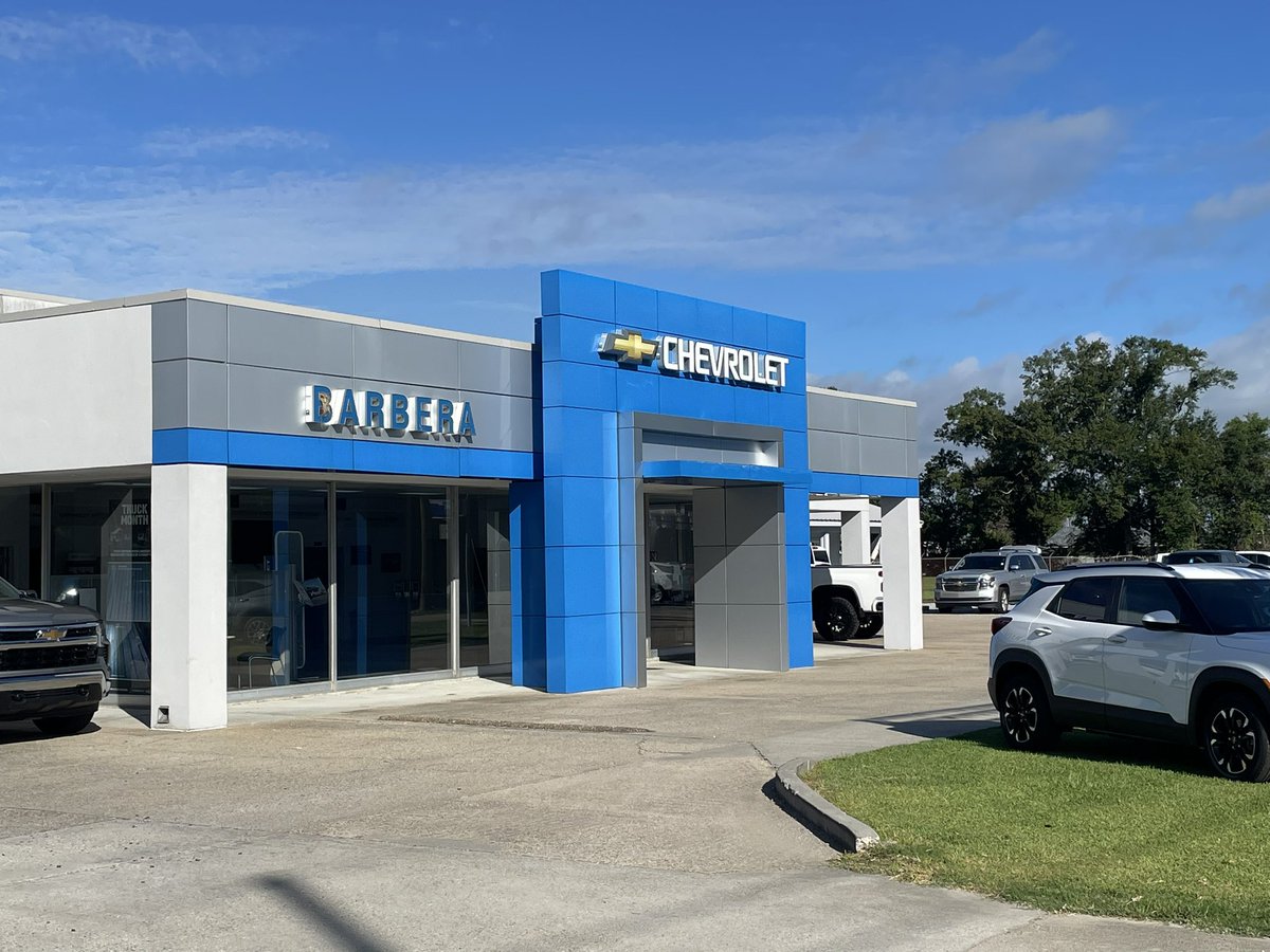 Glad to announce that Barbera Chevrolet has now become part of the Geaux Automotive Group! Come see us in Laplace or Napoleonville, LA
