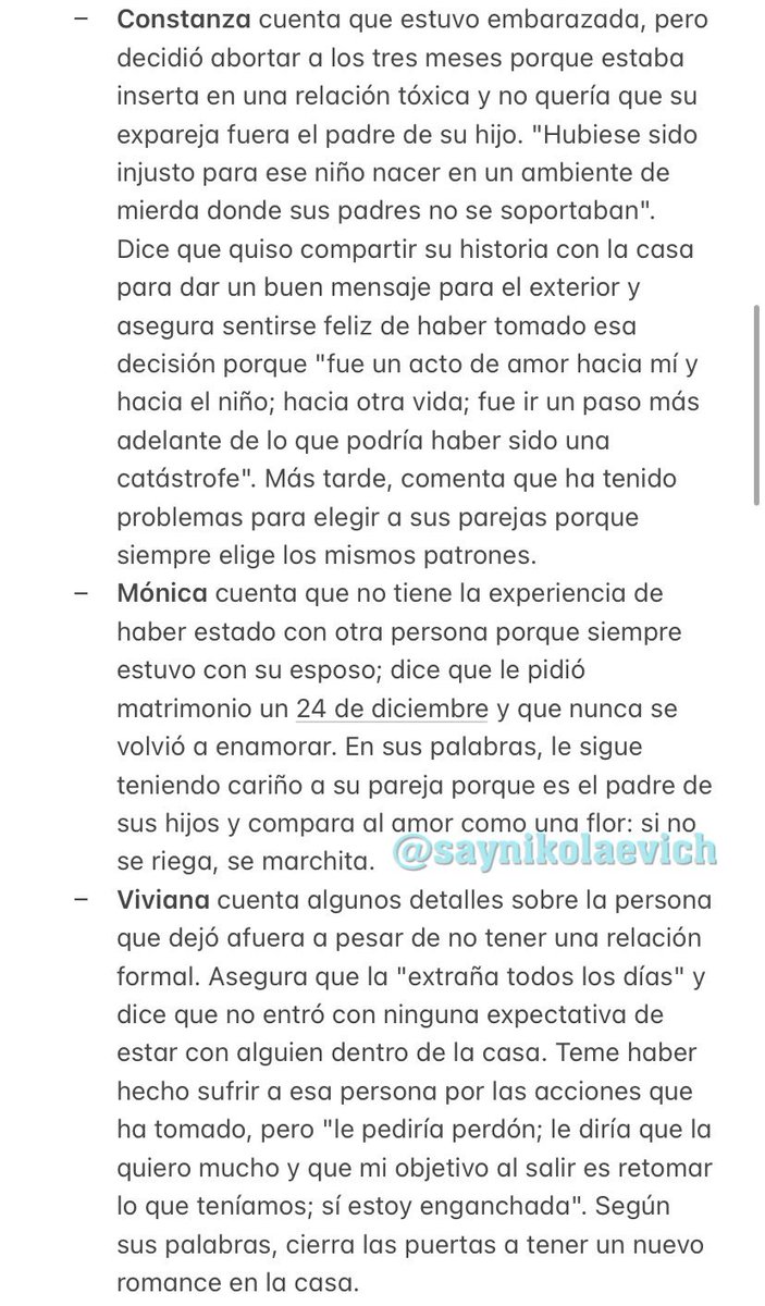 saynikolaevich's tweet photo. RESUMEN DOMINGO 9 DE JULIO // Creo que a estas alturas todos saben lo q pasó ayer, pero para el registro, aquí quedan todos los detalles. Probablemente el día con más contenido de la casa en lo q va de encierro. (Continúa abajo) 👇🏻👇🏻👇🏻 #GranhermanoCHV #GranHermanoChile #ResumenGH https://t.co/NN6Ijf6GdX