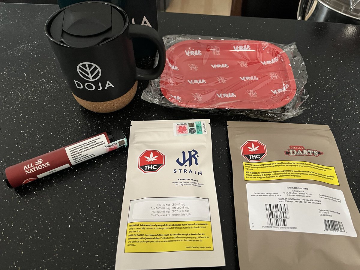 Had the sweetest/kindest thing happen today and it truly made the day brighter, thank you <a href="/SummitCanCo/">Summit Cannabis Co</a> for the Mug and Rolling tray! You all are the best!! Thankful/grateful🫶 and you were right about the JR Strain prerolls! Those are darn tasty!! Thanks for the recommendation.