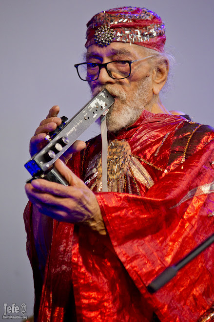 Jefe's tweet photo. The Sun Ra Arkestra, with 99-year-old Marshall Allen, Sunday afternoon 7/9/23 at Pioneer Works, Redhook, Brooklyn
https://t.co/EYuPUUDrli https://t.co/bgjUxkG1dl
