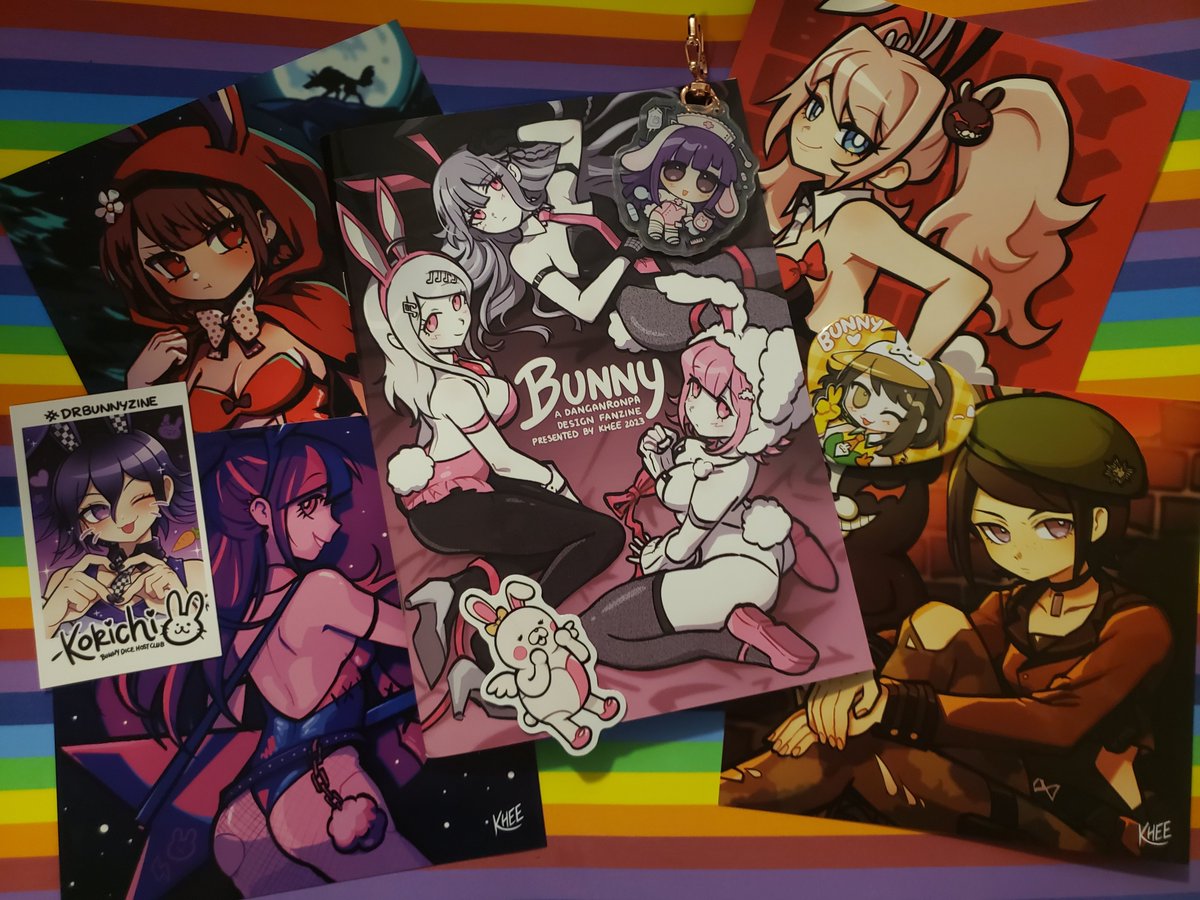 BNUUY TIME
AAA I'm so excited my <a href="/drbunnyzine/">BUNNY Danganronpa Design Zine 🐰</a> just came in! So prettyyyy