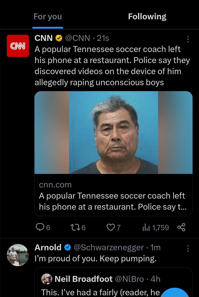 Unfortunate timing from Arnie there... 😬🫣