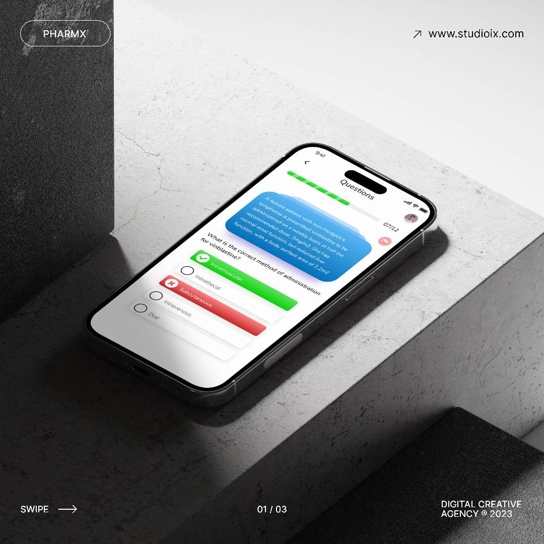 studioixagency's tweet photo. Weโre excited to show you our new exploration for pharmacy educational software that we worked on. Stay tuned ๐
#designagency #branding #creativeagency #brandidentity #design #uiux #uidesign #uxdesign #brandbusiness #brand #business #studioixagency #studioix https://t.co/D29WmvBxiM