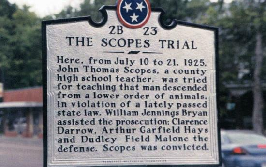 TammiMinoski's tweet photo. #OTD 1925: Testing the state's new law prohibiting the teaching of evolution, the trial of high school teacher #JohnScopes began in Dayton, Tennessee. The Butler Act was repealed in May 1967. https://t.co/BWfQdvbUQ3. #ScopesMonkeyTrial #USHistory https://t.co/nwZFin3hw9
