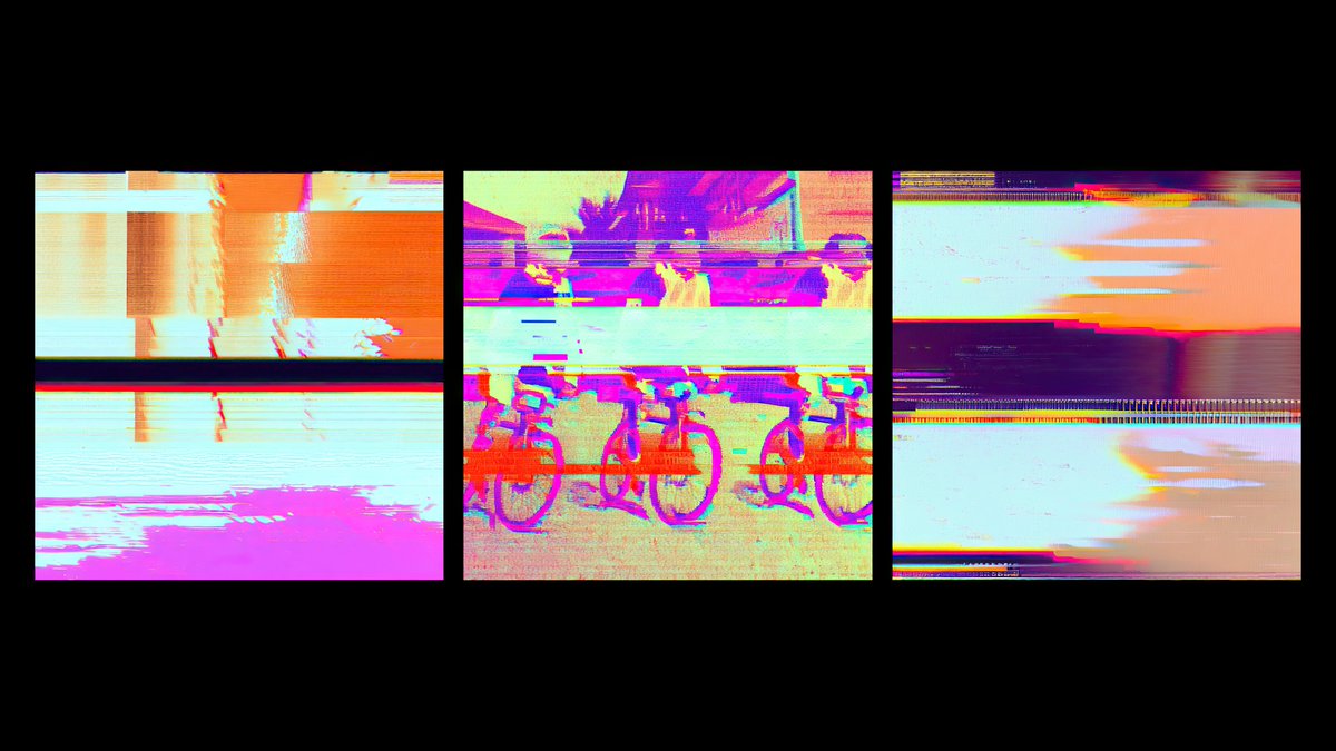Riding Bikes (1979) Triptych
Ed. of 9
5 tez

This triptych is composed of three separate works of raw AI.

objkt.com/asset/KT1LTPQt…