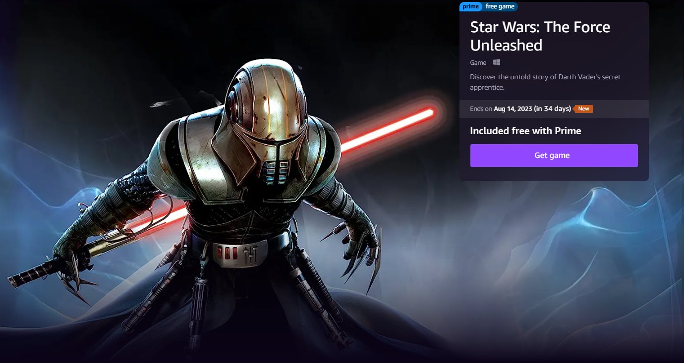 Prime Gaming: Free Games for Aug 2023 Include Star Wars