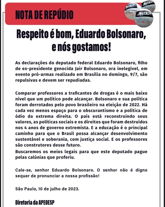 JoseBarbosaJB_'s tweet photo. Eu peço pfv #assinem! 

#Apoie a #cassação
do #deputadofederal
Eduardo #Bolsonaro
 
- #Assine a #petição!
 https://t.co/h5Nl89KY3L 

via
@change_br https://t.co/fQxCrIHYxP