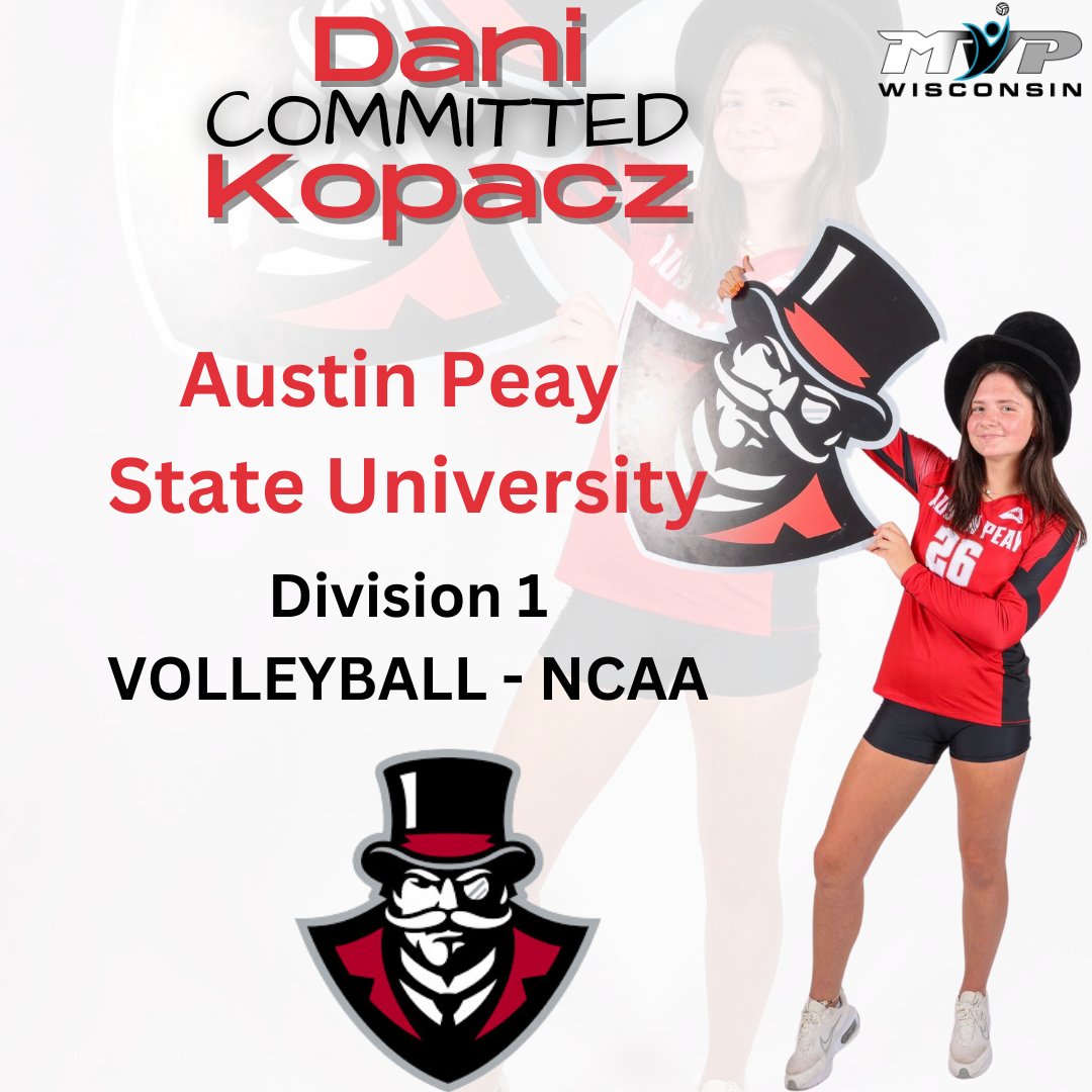 Motion Volleyball Program (@motion_vball) on Twitter photo Congrats to <a href="/danielle/">Daniëlle Loppé</a>.kopacz who committed to play D1 indoor and beach volleyball! Way to go Dani! Go govs! <a href="/austinpeay/">Austin Peay State University</a> #austinpeay #austinpeaystateuniversity #ncaavolleyball #comitted #committed #volleyball #motionvolleyballprogram #gogovs #letsgopeay Congrats to <a href="/danielle/">Daniëlle Loppé</a>.kopacz who committed to play D1 indoor and beach volleyball! Way to go Dani! Go govs! <a href="/austinpeay/">Austin Peay State University</a> #austinpeay #austinpeaystateuniversity #ncaavolleyball #comitted #committed #volleyball #motionvolleyballprogram #gogovs #letsgopeay