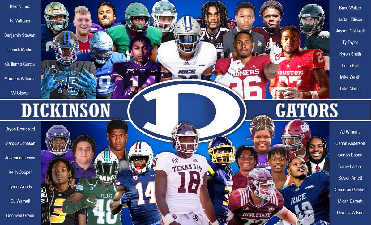 DHSFBRecruiting's tweet image. Recruit Dickinson High School