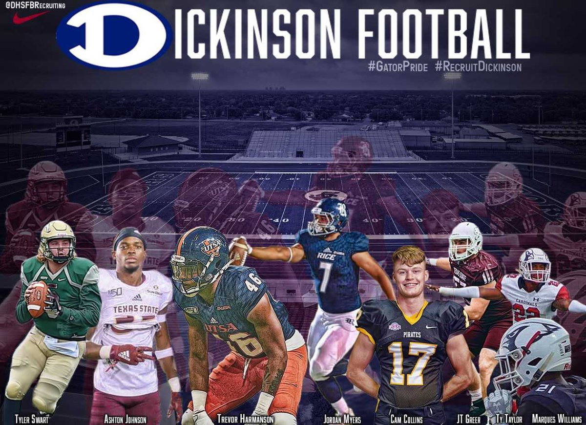 DHSFBRecruiting's tweet image. Recruit Dickinson High School