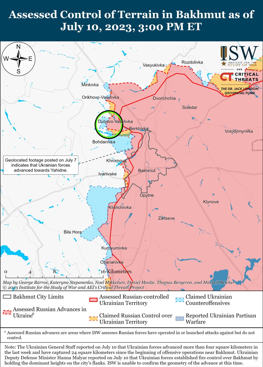 Putin's War, Week 73. Putin Eludes Arrest, Black Sea Grain Initiative Dies, and Ukraine's Offense Continues to Grind Away