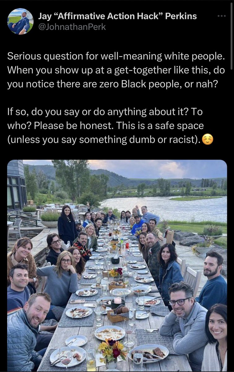 shoe0nhead's tweet photo. this is so funny and weird ????

they literally believe friendships are like video games and tv shows that need diversity quotas. 

friendships usually happen naturally. 

the implication here is that you need to go out of your way and handpick token black friends https://t.co/VLvhGC5jb4