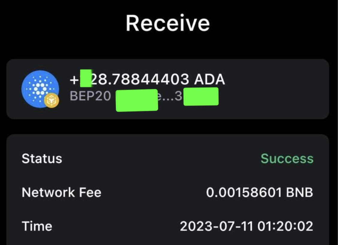 Woot!‼️💪🏼🚀🚀

I just got my #OKY V2 tokens by migrating yesterday 

But this morning I already got my 3% reflections in #ADA straight to my wallet! 

Deym, I may be earning more #ADA from #OKY than staking my #ADA and I own a lot of #ADA

#OKY is a #memecoin w/ #DeFi