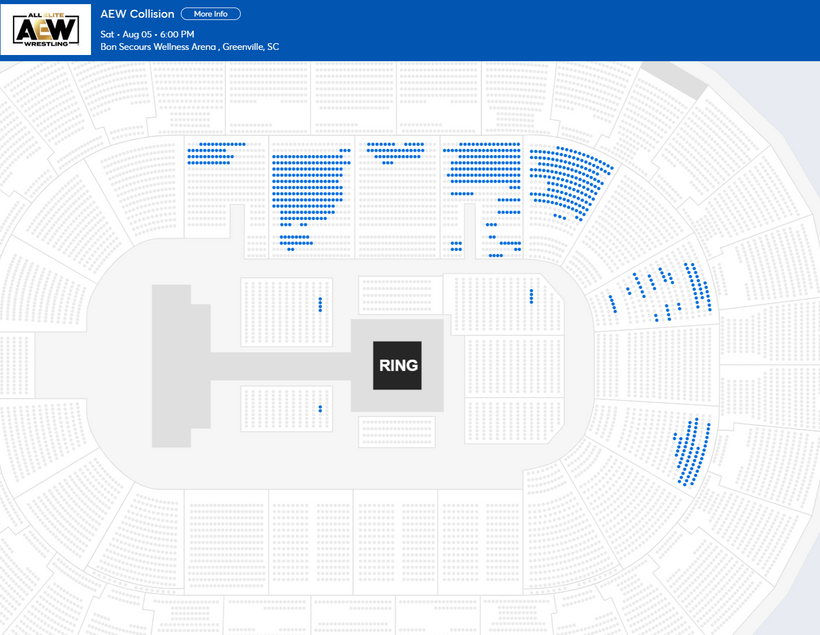 WrestleTix on X: 'AEW Collision Sat • Aug 05 • 6:00 PM Bon Secours Wellness  Arena , Greenville, SC Available Tickets => 756 Current Setup => 3,087  Tickets Distributed => 2,331 https://t.co/ZyHOC4XQYc’ / X”><br /> <span><i>Source Image: twitter.com</i></span> <br /><a href=