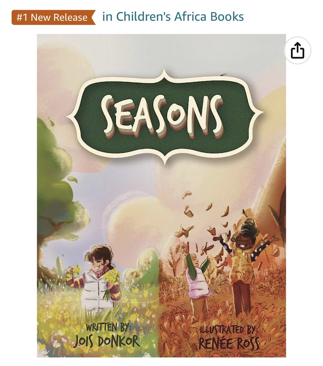 It’s official SEASONS is an <a href="/amazon/">Amazon</a> #1 New Release 🥳

Thank You all for your continuous support. 

Thanks to @melaninorigins for really helping me through this journey. 

To Renée the amazing Illustrator, the kids love the illustrations. Thank You for being patient with me.