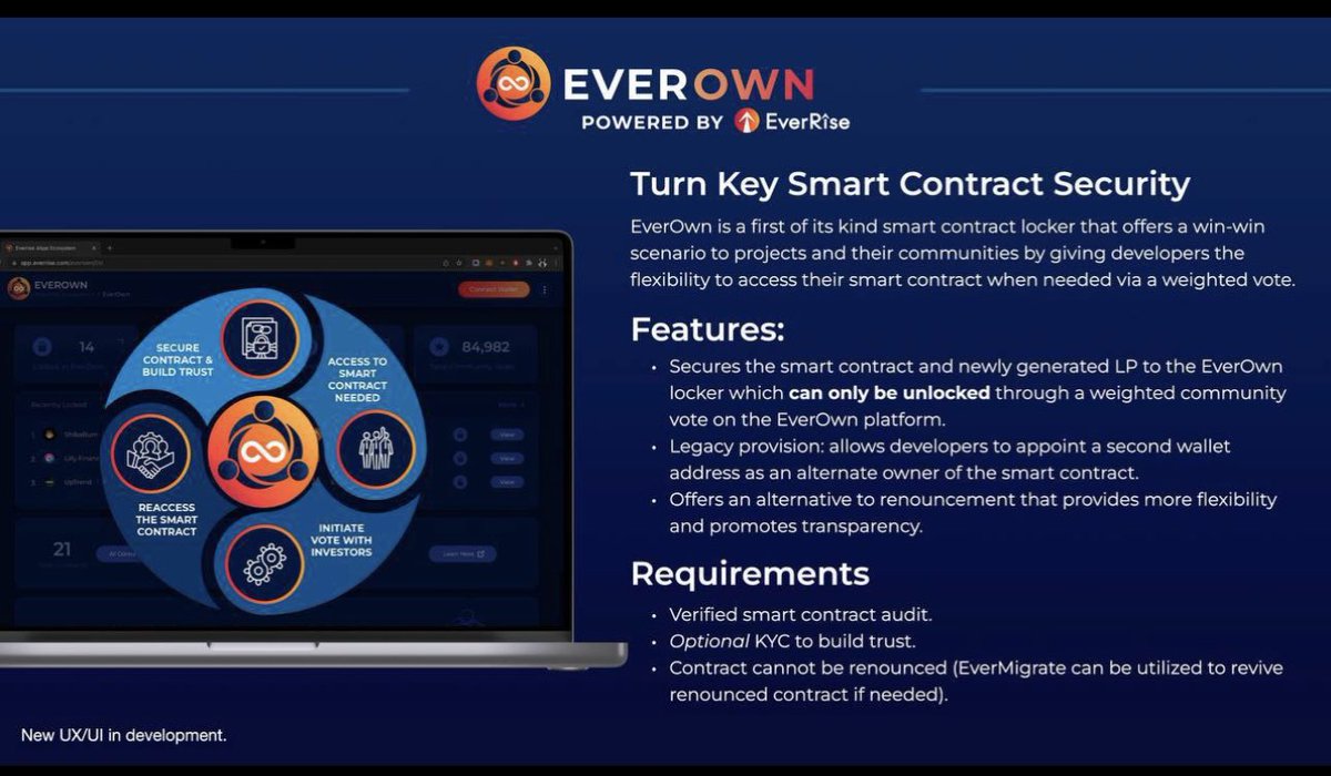@BleevesCrypto If they use #EverOwn and #evermigrate then I feel it’s a good decision @EverRise has developed dapps for investors and developers