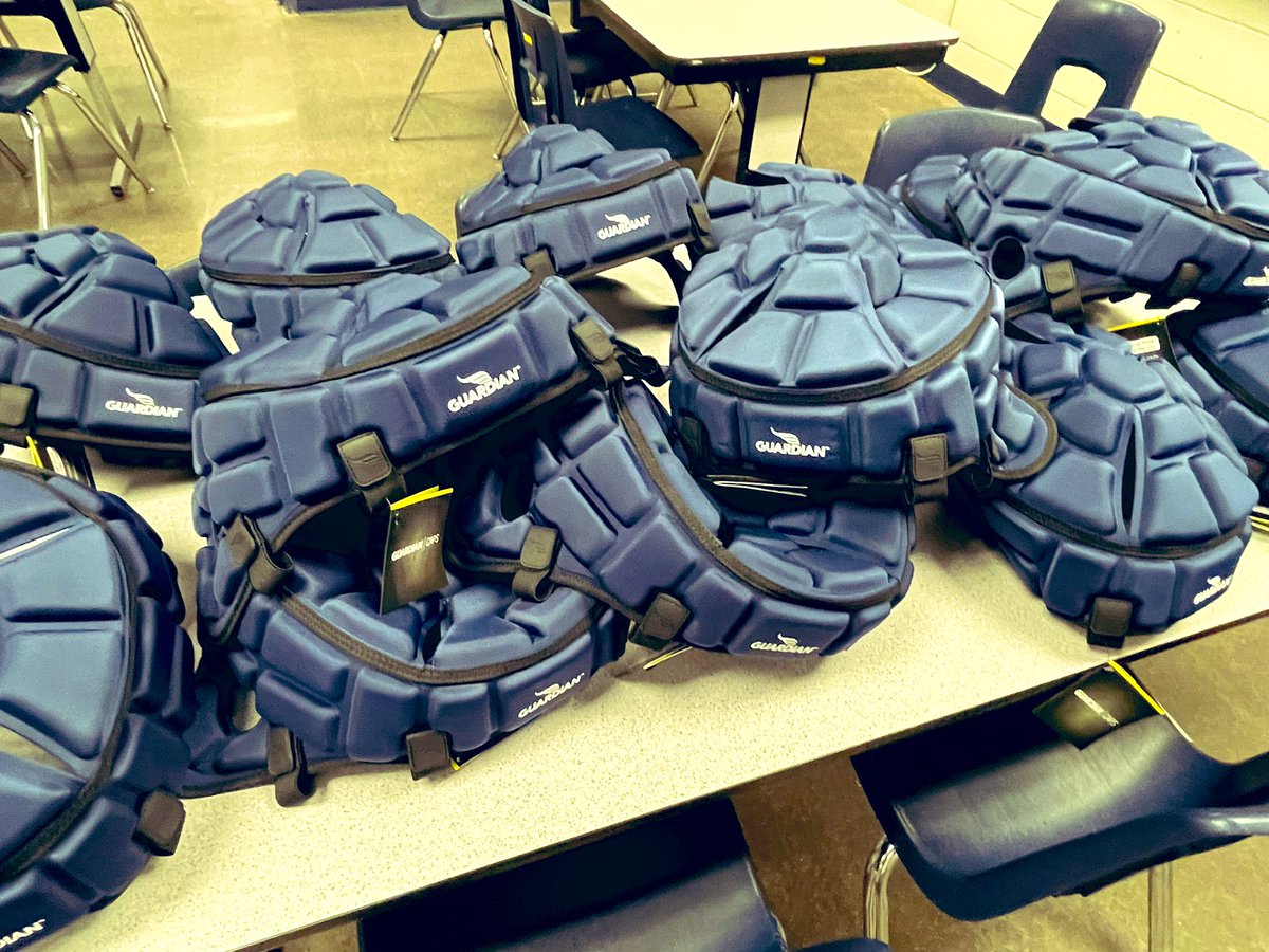Our players are safer at practice thanks to our Booster’s! 48 more <a href="/Guardian_Caps/">Guardian Caps</a> for the Program! <a href="/WCHSBoosters/">WCHS FB Booster</a>