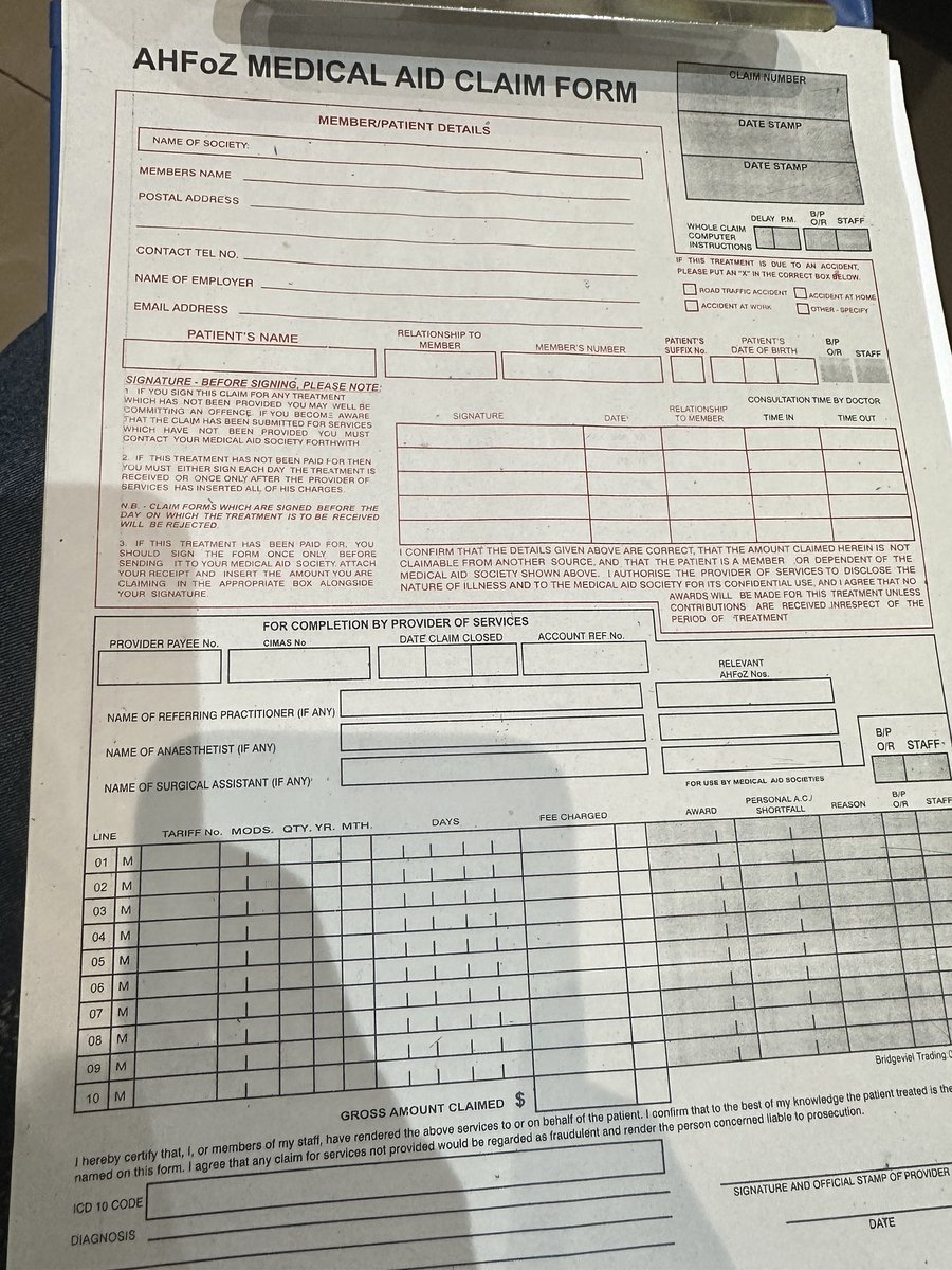 Someone needs to make this form digital please 😫😫😫