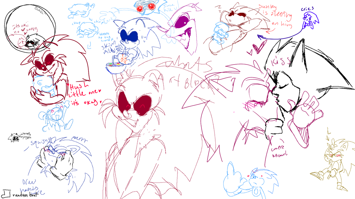 inactibee's tweet photo. #endlesscycles aggie with @KookeeeeMilk teehee it was so fun n silly

#lordx #majin #majinsonic #mazinsonic #sunky #sunkympeg #sunkytheevil https://t.co/QyCwUzNnHv