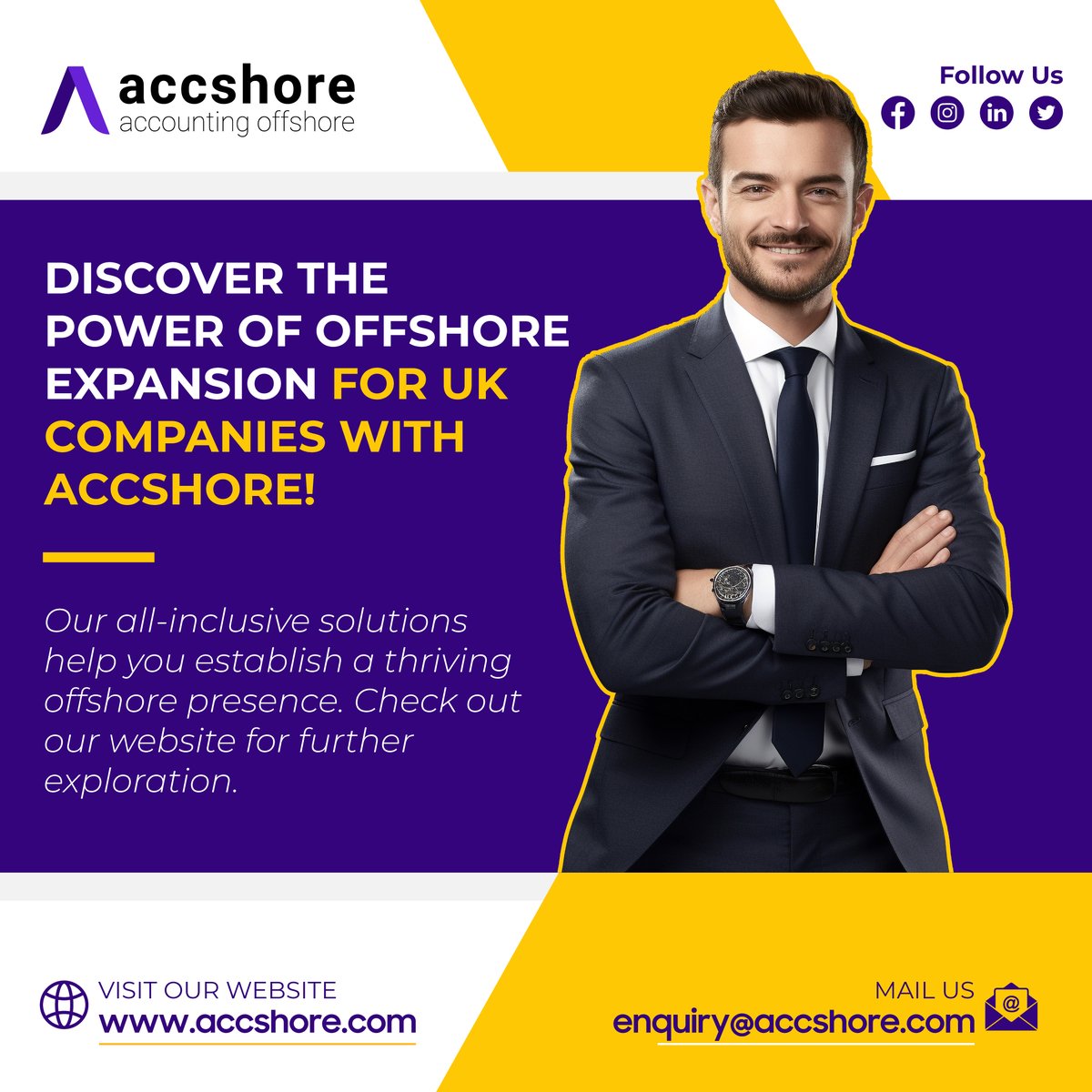 Accshore unlocks the potential of setting up offshore units for UK companies.

Visit our website: accshore.com

#offshore #offshoreunit #offshorecompany #offshorebusiness #offshorestrategy #offshoreinvestment #offshoreconsulting #ukcompanies #HimachalPradesh #OMG2 #UK