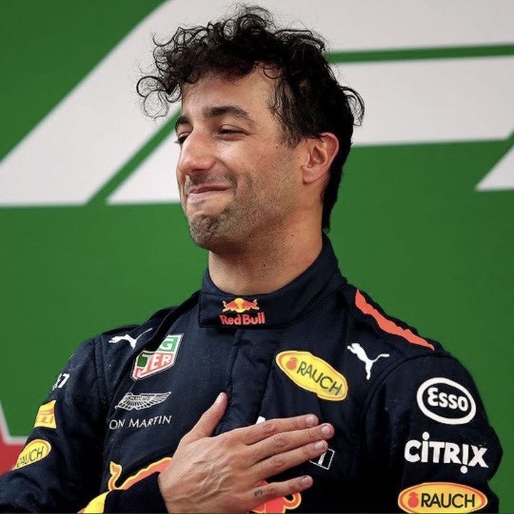 Daniel Ric Celebrating DANIEL IS BACK on Twitter:
