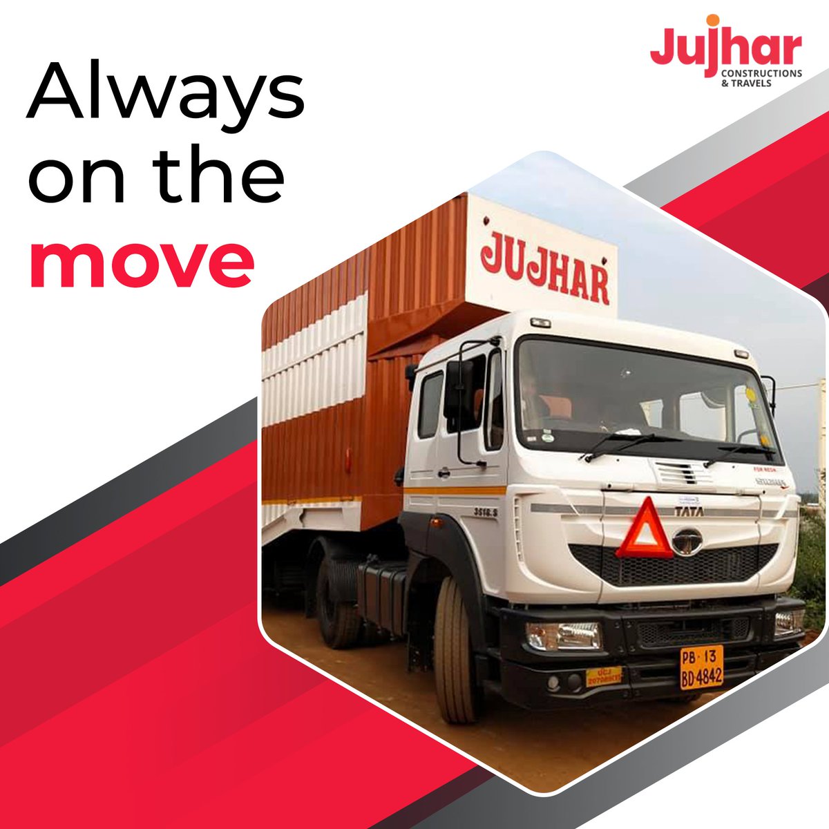 Your Trusted Partner for efficient Supply Chain Solutions.

#JujharLogistics #EfficientSupplyChain #SeamlessSolutions