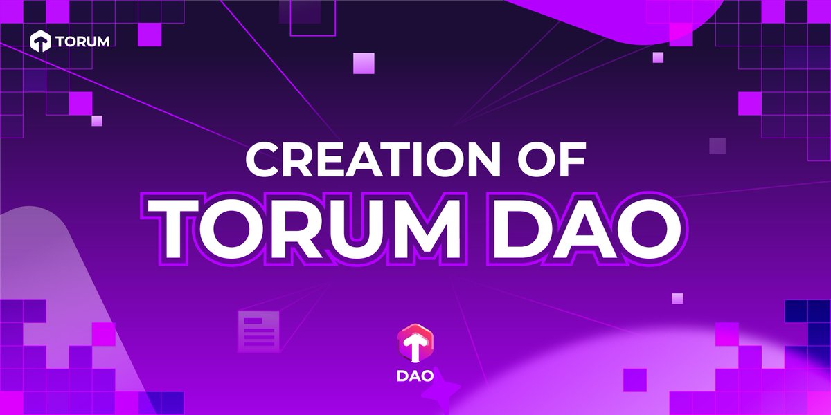torum_official's tweet photo. (1/7) We are excited to introduce Torum DAO as a means to empower our community and drive a new era of decentralization in Torum!

DAO URL: https://t.co/ckSOOzd9zN

Continue reading for more ⬇️ https://t.co/ez7KwLoSsx