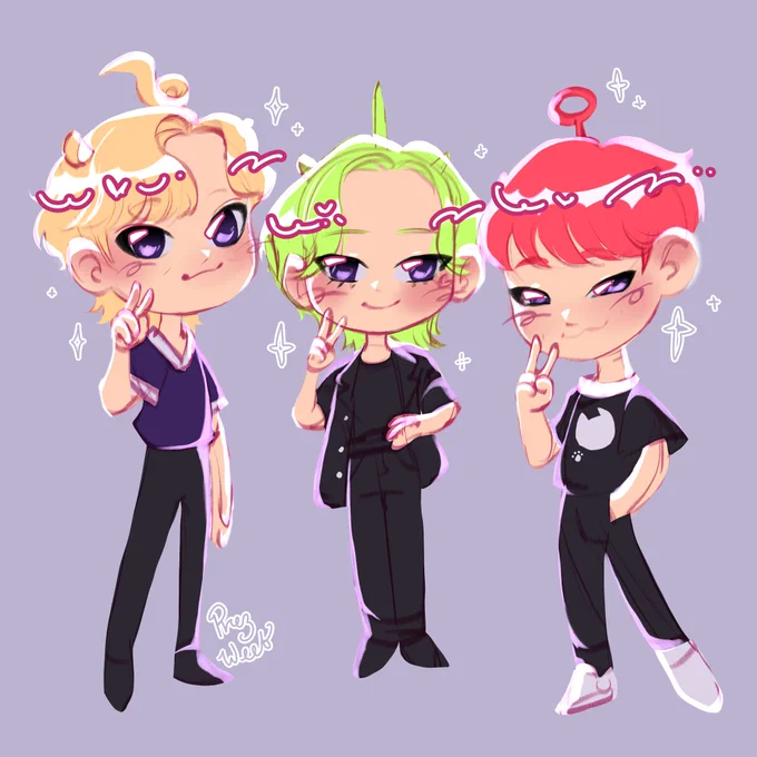 My little guys #ATEEZ