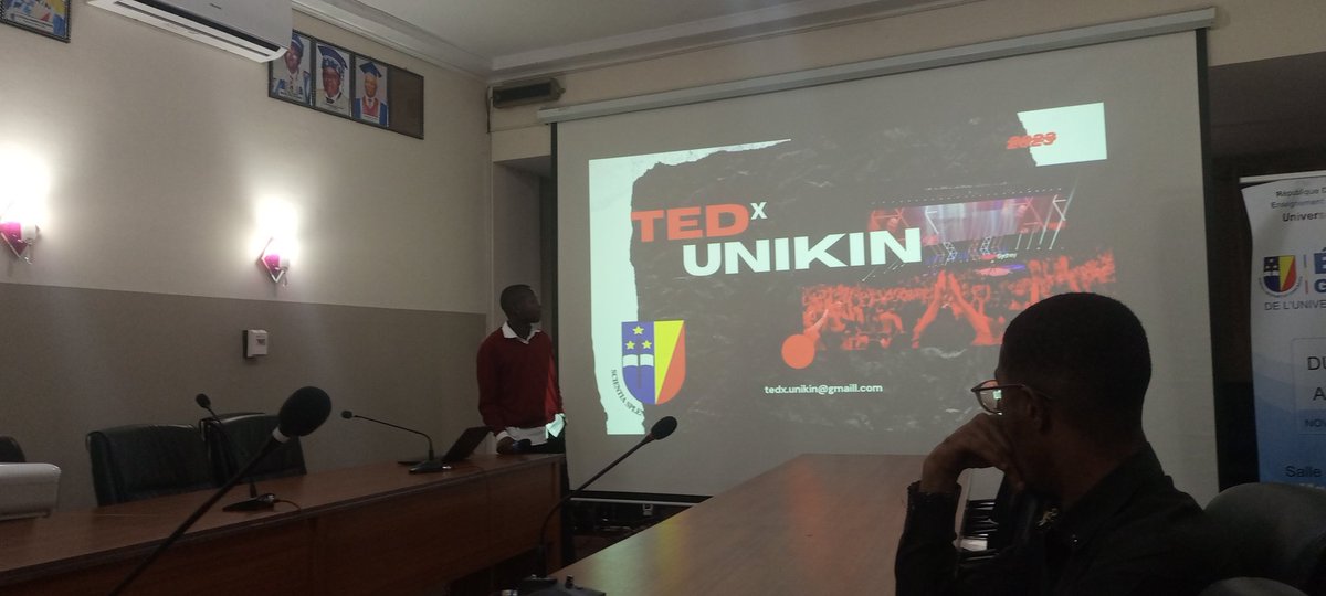FirminMbenza1's tweet photo. Deuxième séance de travail avec le recteur de l'Université de Kinshasa et son équipe, un réel plaisir pour moi de porter ce projet et d'en être TEDxUNIKIN event manager. 

Très hâte de vous savoir nombreux à ce premier rendez-vous universitaire TEDx. 
@JKanyoni @gloiremurhigisi https://t.co/vzFVLrKCfL