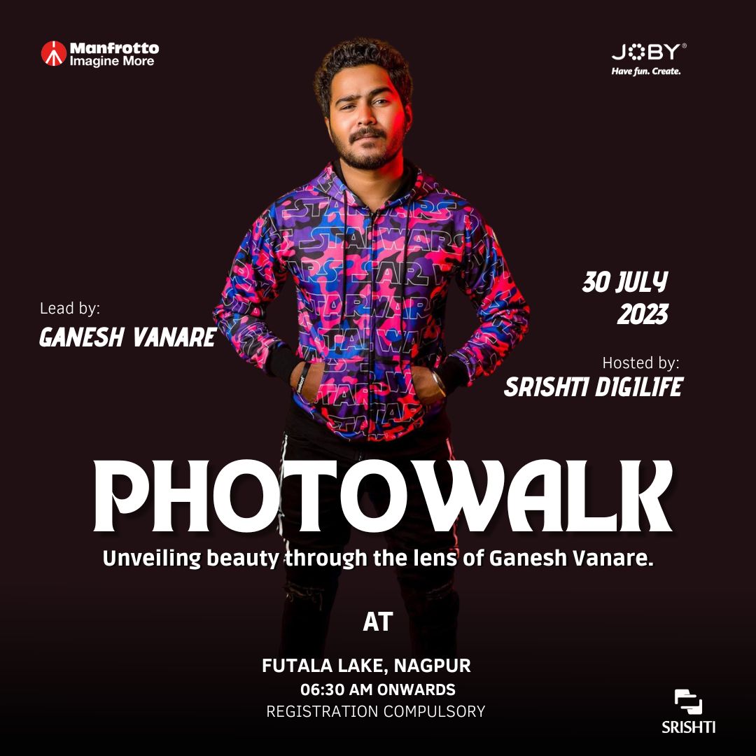 UNVEILING BEAUTY THROUGH THE LENS OF GANESH VANARE Date: 30th July 2023 Time: 06:30 AM, onwards Meeting point: Futala lake, Nagpur Join us in Nagpur for a memorable photowalk led by our mentor, Ganesh Vanare @haram_khor_ . This event is a haven for passionate photographers and…