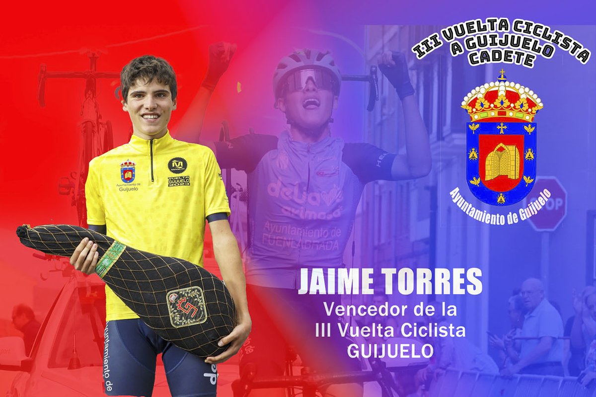 Jaime Torres se lleva la Vuelta Ciclista a Guijuelo 23 de cadetes  metavolante.es/?p=3066 @UCFuenlabrada #ciclismocadete @PalomarJulian #VueltaGuijuelo23 #vueltaciclistaguijuelo #guijuelo