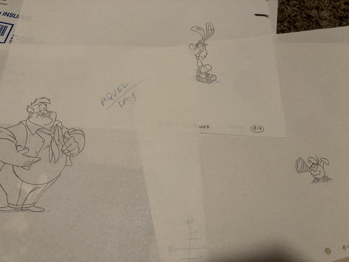 FireCat_P's tweet image. More animation cels from Bonkers that I got 

#animationcel