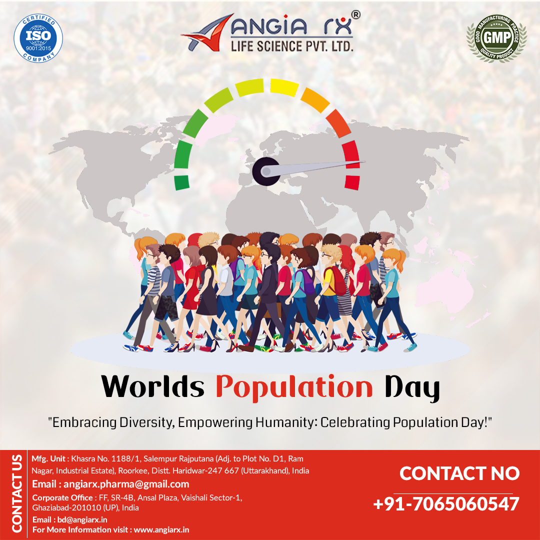 🌍✨ Engage with us this World Population Day 2023! 👥❤️

🙏Welcome to Angia RX Family angiarx.in✨

👉Call Now: +91-7065060547

✨#WorldPopulationDay #EngageForChange ✨#pharmaceuticalmanufacturing