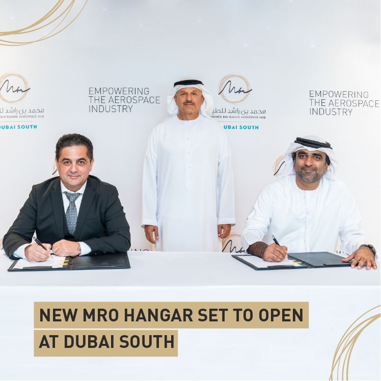 MBRAerospaceHub's tweet photo. We are pleased to announce that we have signed an agreement with Tim Investment to launch an #MRO hangar at #MBRAH in #DubaiSouth that caters to wide-body aircraft. The project is scheduled to be completed by Q1 2025. https://t.co/N2aZt42vQk