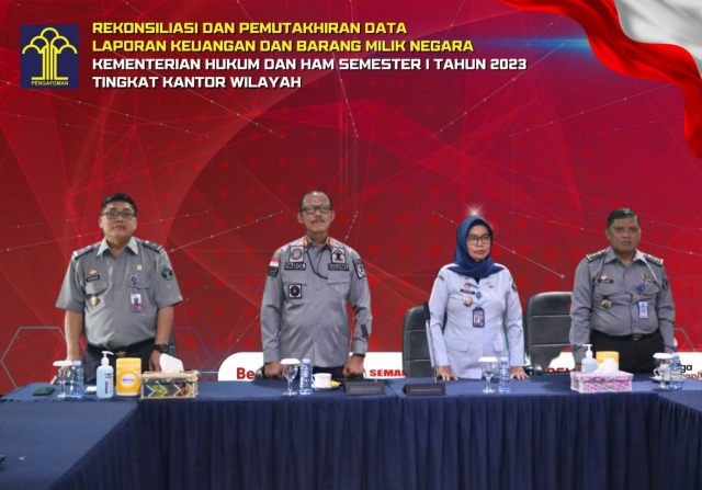 RutanRantau_'s tweet photo. Kanwil Kalsel Ikuti Pembukaan Rekonsiliasi dan Pemutakhiran Data Laporan Keuangan dan BMN, Hasilkan Data yang Akurat dan Akuntabel
@kumham_kalsel
#KumhamKalsel
#FaisolAli
Kanwil Kemenkumham Kalsel
Faisol Ali https://t.co/1NUuW9lBCt