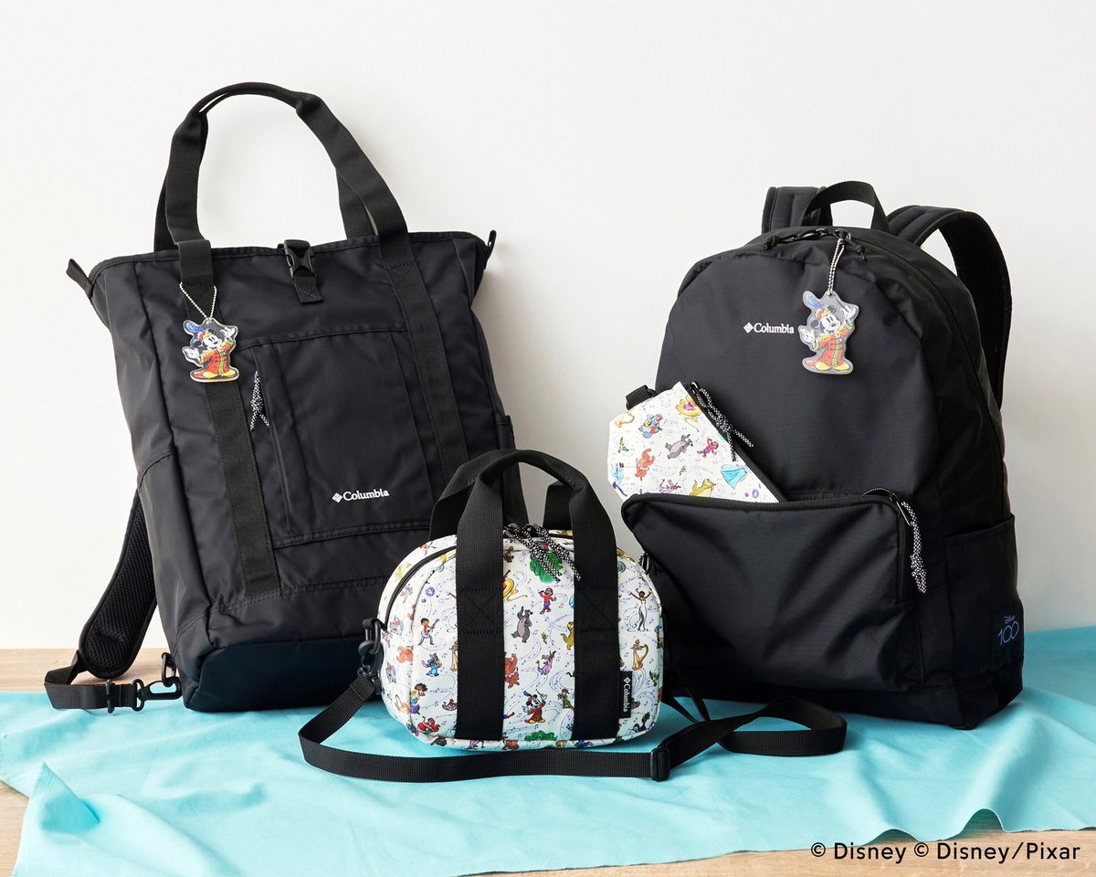 Columbia コロンビア　バックパック　ディズニー　リュック ディズニーストアからアウトドアグッズ新登場。Columbiaと初