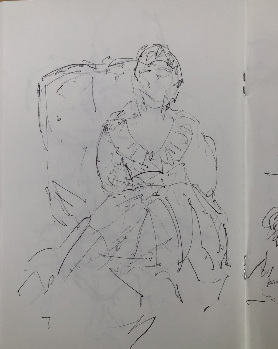 marks_lucy's tweet image. Sketches of old masters from a quick trip to the National Gallery.  They are fast impressions in biro. 

#sketches #birosketch #keepsketching #sketchingoldmasters
