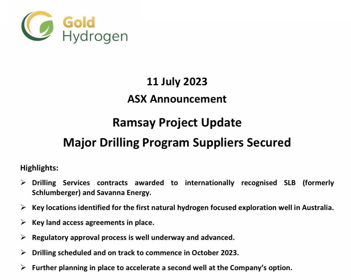 Gold Hydrogen Ltd tweet media