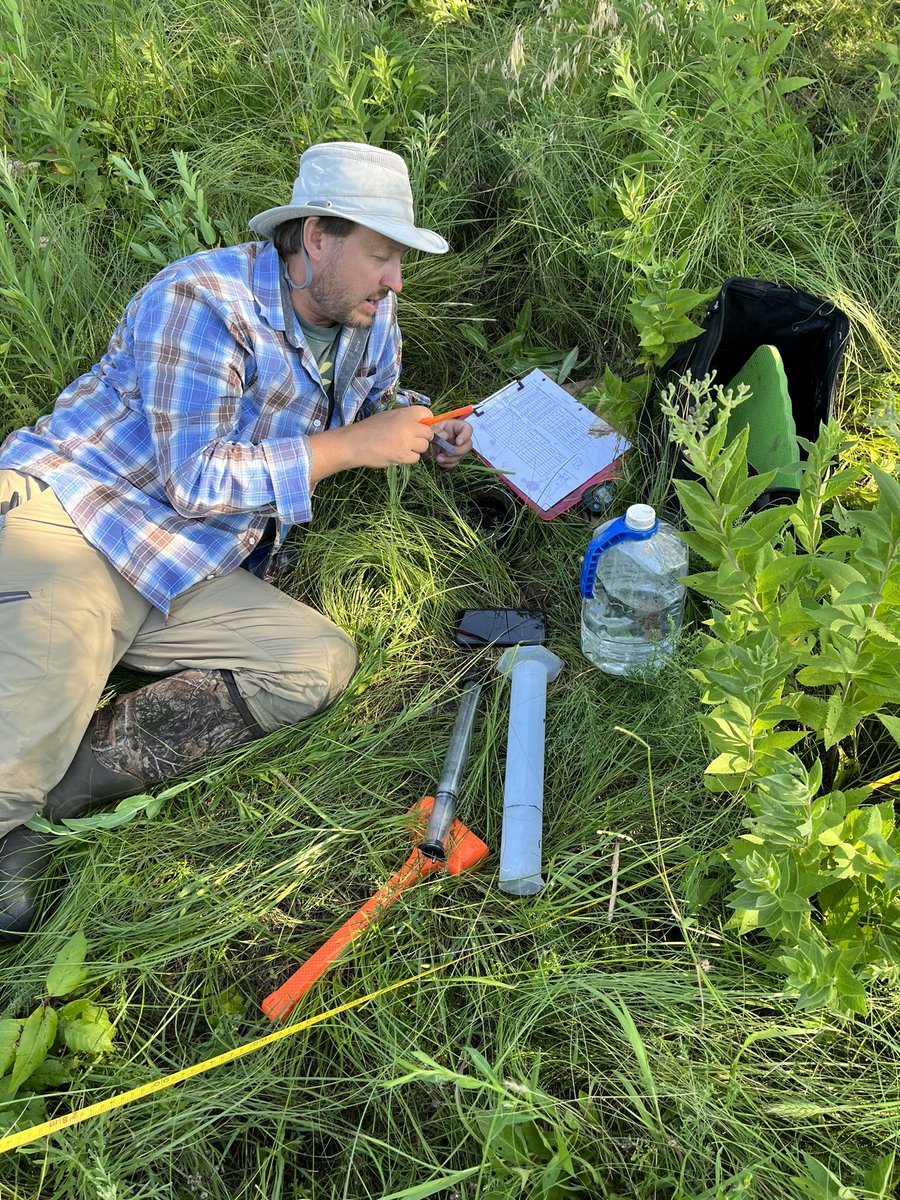 Had a visit by Dr Jonathan Lundgren and his team yesterday. It was a special experience watching these scientists measure every aspect of a pasture that you could imagine. They are showing the benefit that animals have on our soil and how we can use #regnerativeranching to build