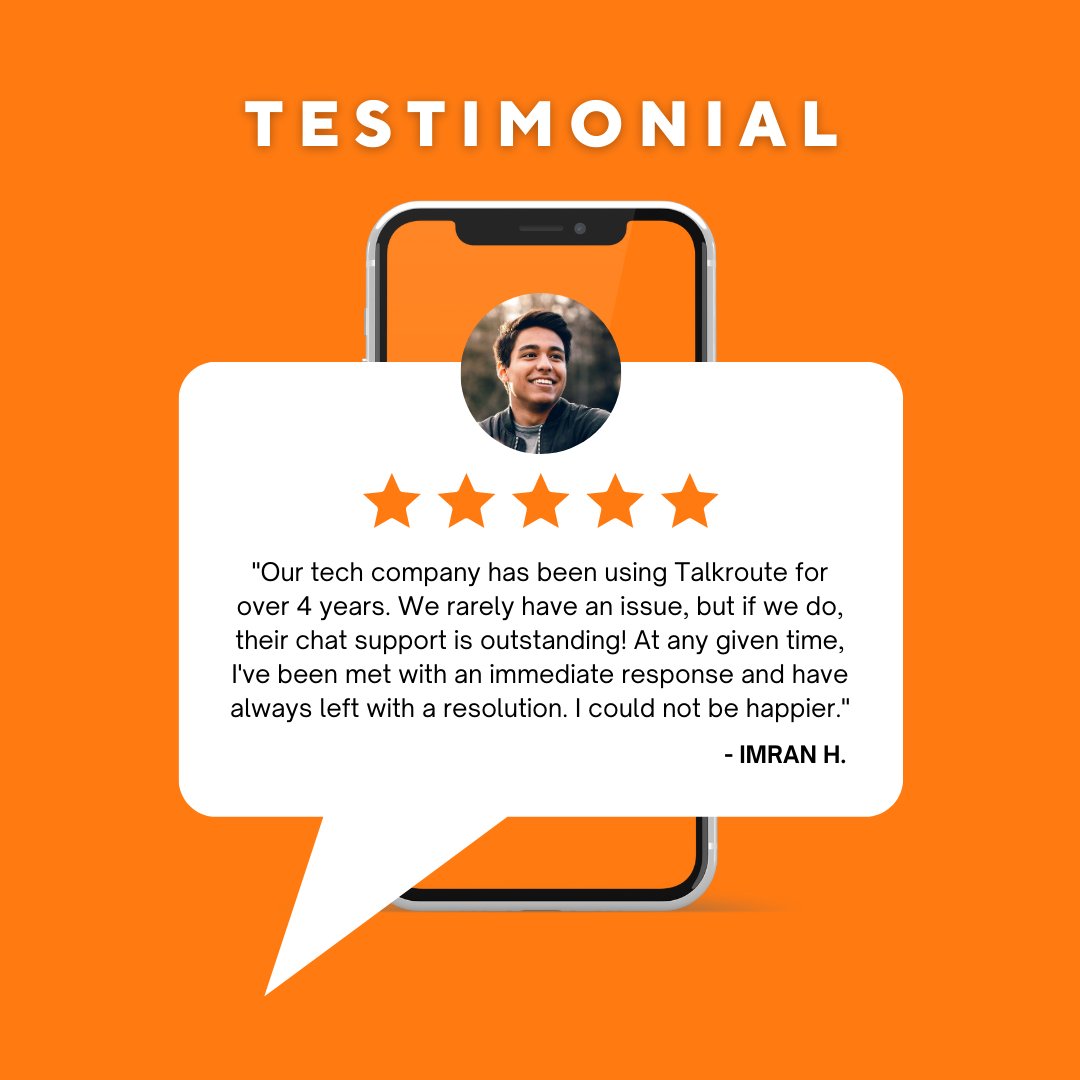 Thank you for choosing Talkroute as your trusted virtual phone system provider!