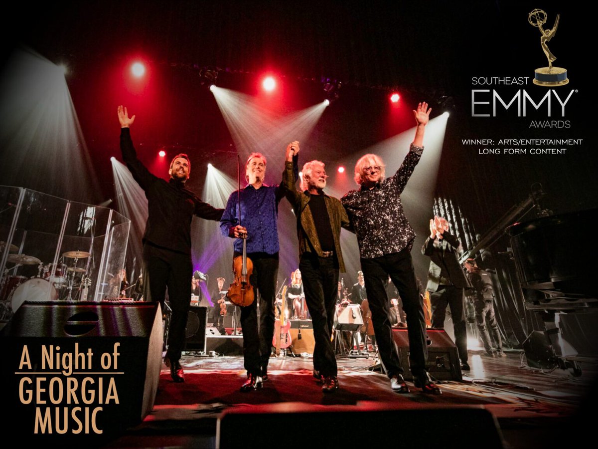 remhq's tweet photo. 👏🏆 🍑 Congratulations to @m_millsey &amp; his colleagues @robertmcduffie, @ChuckLeavell, Larry Brumley, the team at @7Cinematics, &amp; arranger @david_mallamud for winning an Emmy for A Night of Georgia Music at the 49th Annual Southeast Regional Emmy Awards in Atlanta on June 17. https://t.co/6uYox5PkCE