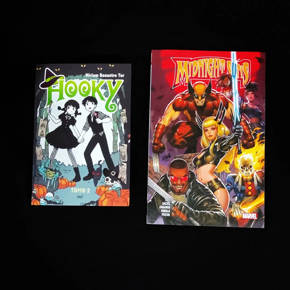 gilackerman's tweet photo. Compras de hoy!! 🤩
#eleternauta #hooky #midnightsuns #planetacomic #martinezroca #paninicomics https://t.co/xNUxevQ8rq