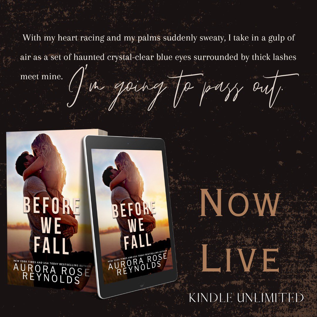 #NEW #KU "This book is Reynolds at her absolute best! All the emotions, the love, the friendships - it honestly was unputdownable!" Before We Fall by <a href="/auroraroseR/">Aurora Rose</a> bit.ly/3pEKP5m