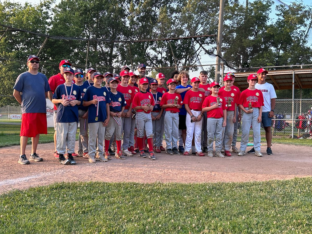 Major A Championship 
⚾️🏆⚾️
Champions-Red Sox
2nd Place-Braves