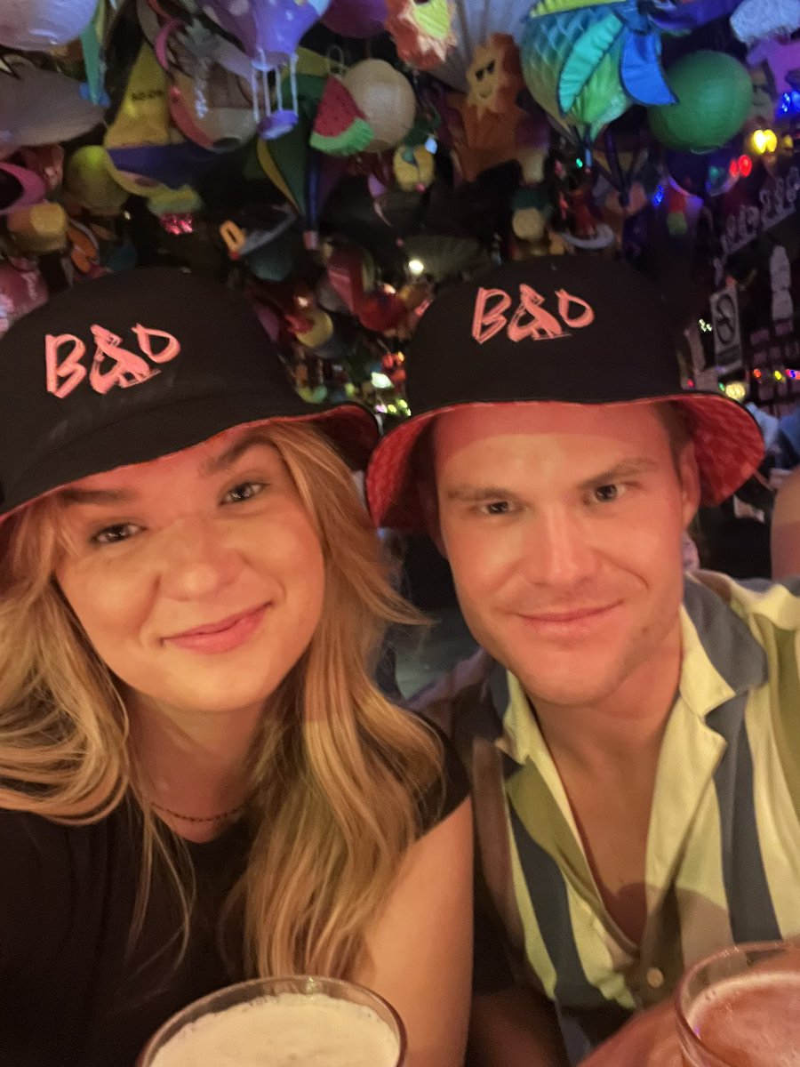 Are you wearing —

The limited edition Bad Cinderella bucket hats? Yeah, we are.