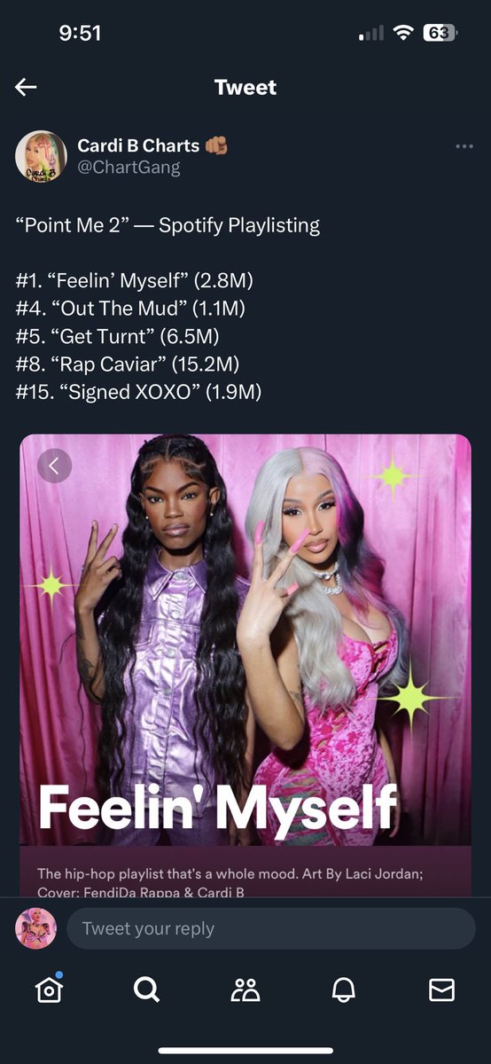 dojasdoggie's tweet photo. So you’re telling me kill bill remix got more streams and sales than point me 2 and had no MV, promo, or playlisting?? https://t.co/dpJUTQiyM7